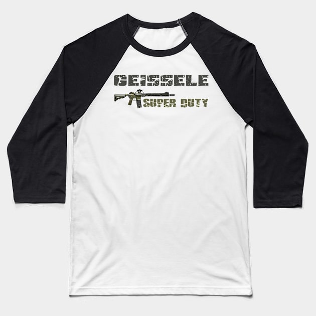 AR15 RIFLE GEISSELE SUPER DUTY Baseball T-Shirt by Aim For The Face